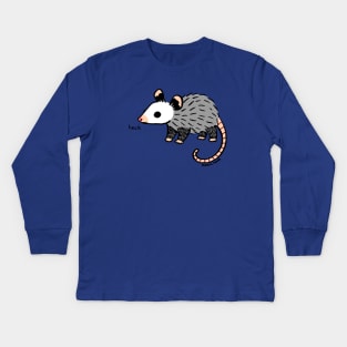 Possum opossum Heck Recolor Kids Long Sleeve T-Shirt